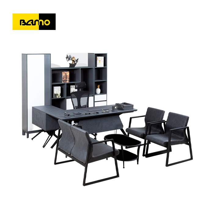 میز مدیریت با نیم ست مدل CROP