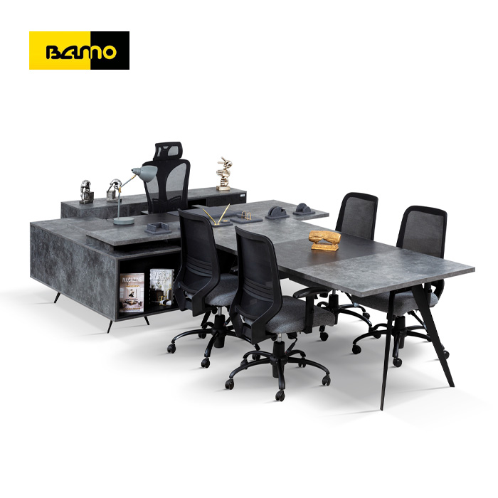 میز مدیریت با نیم ست مدل LOVA