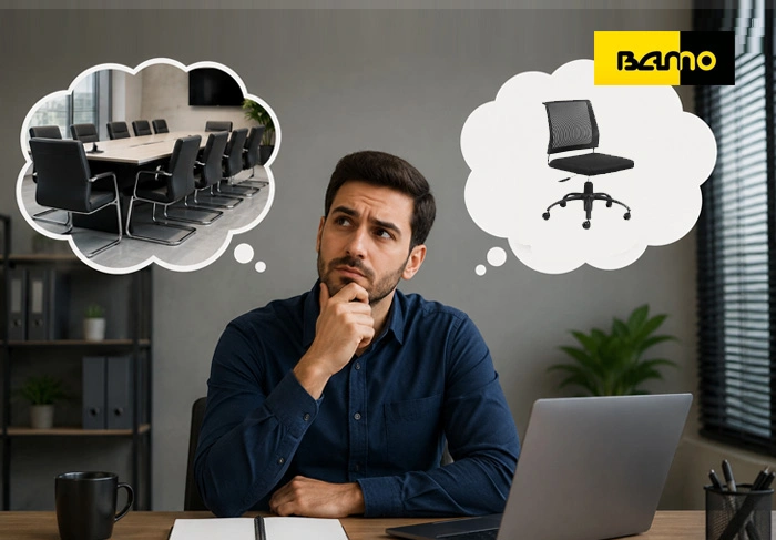 مقایسه صندلی کنفرانس و صندلی اداری